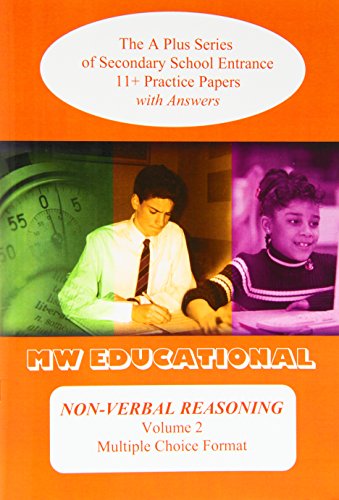 9781901146622: Non-Verbal Reasoning (Volume No) Multiple Choice Format : The a Plus Series of Secondary School Entrance 1st Practice Papers (With Answers)
