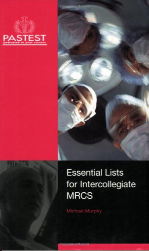 Stock image for Essential Lists for Intercollegiate Mrcs for sale by Anybook.com