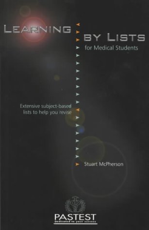 Beispielbild fr Learning by Lists for Medical Students zum Verkauf von WorldofBooks