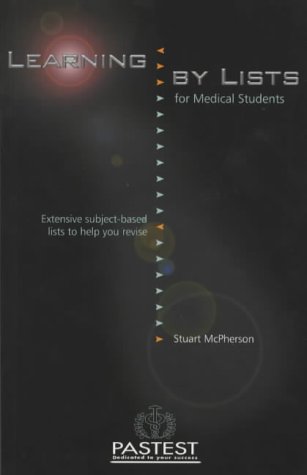 Imagen de archivo de Learning by Lists for Medical Students a la venta por WorldofBooks