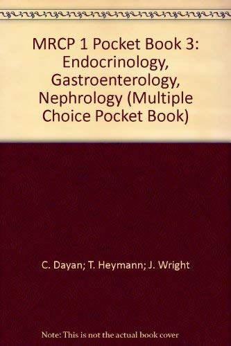 9781901198942: Endocrinology, Gastroenterology, Nephrology (MRCP 1 Pocket Book 3)