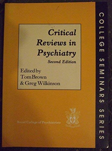 Beispielbild fr Critical Reviews in Psychiatry (Seminar S.) zum Verkauf von AwesomeBooks