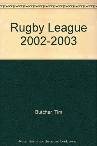 9781901347104: Rugby League 2002-2003