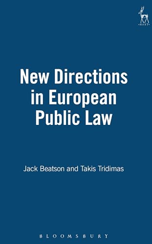 Beispielbild fr New Directions in European Public Law zum Verkauf von Webbooks, Wigtown