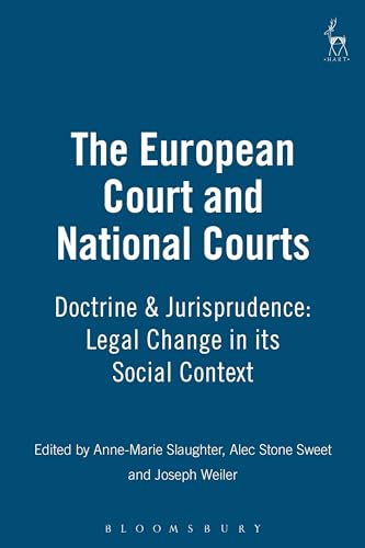 9781901362268: The European Courts and National Courts: Doctrine and Jurisprudence