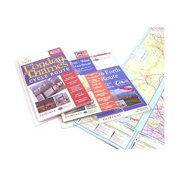 Beispielbild fr The London Thames Cycle Route Map (Hampton Court - Dartford): The Official Map to the 44 Mile Route zum Verkauf von WorldofBooks