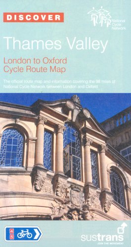 Stock image for Thames Valley Sustrans Cycle Route Map: Sustrans' Official Route Map to the 98 Mile Cycle Route from London to Oxford (Sustrans National Cycle Network) for sale by WorldofBooks