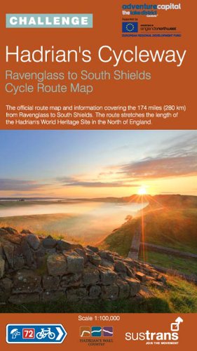 9781901389616: Hadrian's Cycleway: Sustrans' Official Cycle Route Map for Ravenglass to Tynemouth (Sustrans National Cycle Network)