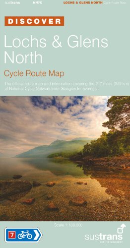 Stock image for Lochs and Glens North - Sustrans Cycle Route Map: Sustrans Official Cycle Route Map and Information Covering the 217 Miles of National Cycle Network from Glasgow to Inverness for sale by WorldofBooks