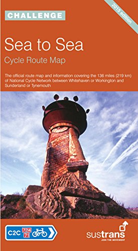 9781901389654: Sea to Sea Cycle Route Map: NCN C2C (National Cycle Network Route Maps)