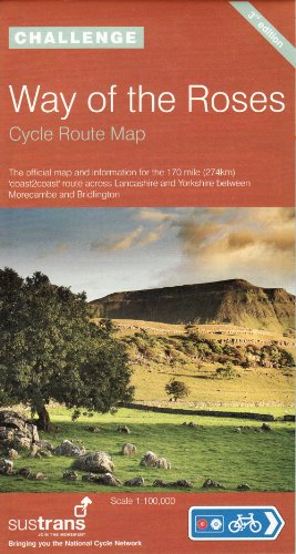 Stock image for Way of the Roses: Sustrans' Cycle Route Map for sale by WorldofBooks