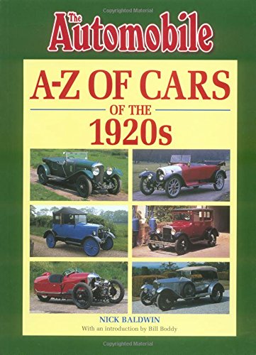 9781901432091: A-Z of Cars of the 1920s