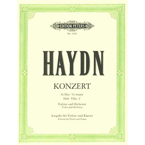 Beispielbild fr Franz Joseph Haydn: Violin Concerto No.2 In G: Violin: Instrumental Work zum Verkauf von Monster Bookshop