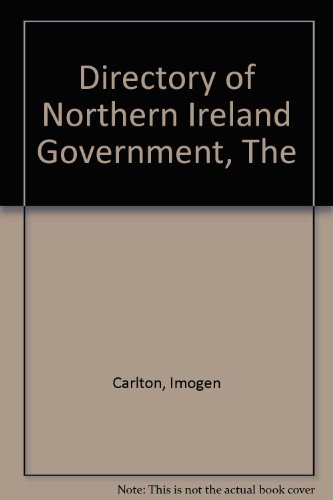 9781901581324: Directory of Northern Ireland Government, The