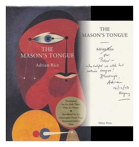 Stock image for The Mason's Tongue for sale by Dufour Editions Inc.