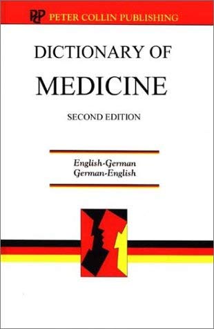Stock image for German Dictionary of Medicine for sale by Phatpocket Limited