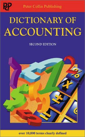 Imagen de archivo de Dictionary of Accounting a la venta por Better World Books