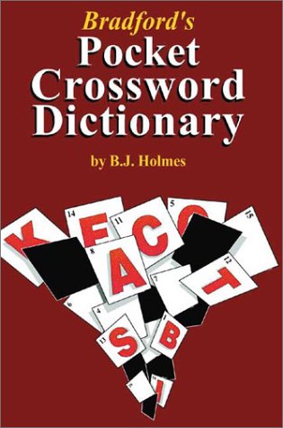 Stock image for Bradford's Pocket Crossword Dictionary for sale by AwesomeBooks