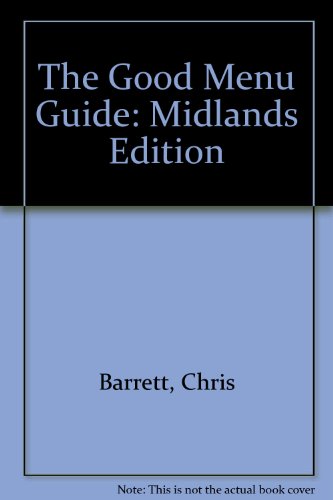 Stock image for The Good Menu Guide: Midlands Edition for sale by AwesomeBooks