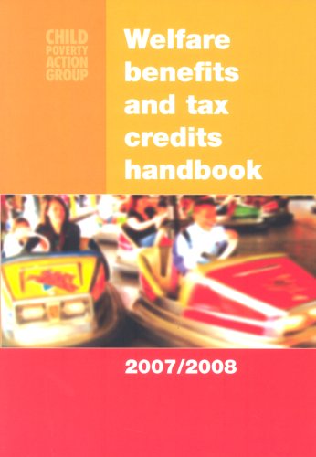 Beispielbild fr Welfare Benefits and Tax Credits Handbook 2007/2008 zum Verkauf von AwesomeBooks