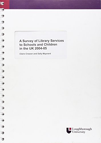 Beispielbild fr A Survey of Library Services to Schools and Children in the UK (Schools & Children's Library Services Survey) zum Verkauf von Phatpocket Limited