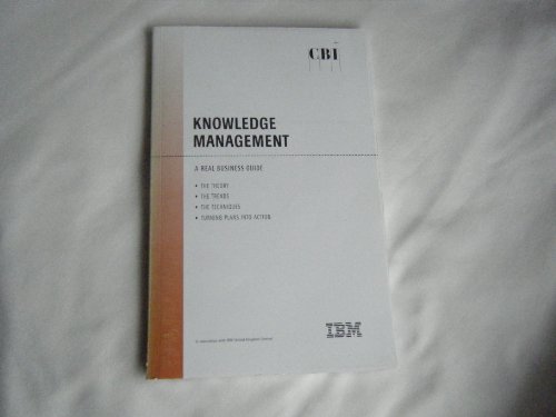 Stock image for Knowledge Management (A real business guide) for sale by medimops