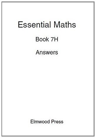 Beispielbild fr Essential Maths 7H Answers (Packaging may vary) zum Verkauf von WorldofBooks