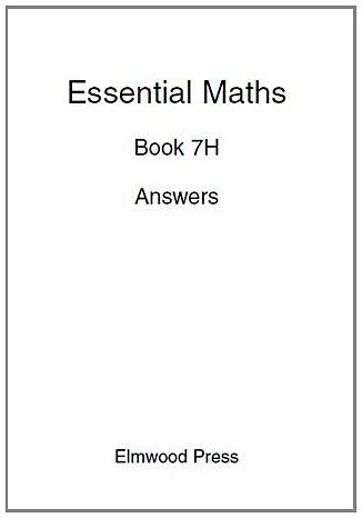 Stock image for Essential Maths 7H Answers (Packaging may vary) for sale by WorldofBooks