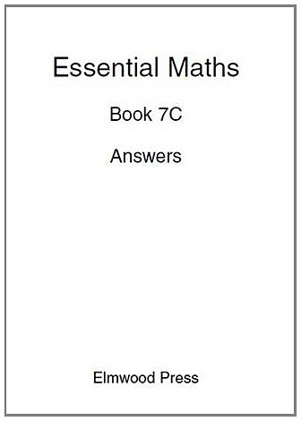 Stock image for Essential Maths 7C Answers for sale by AwesomeBooks