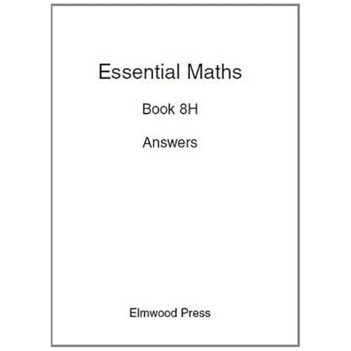 Beispielbild fr Essential Maths 8H Answers zum Verkauf von WorldofBooks