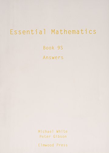 Beispielbild fr Essential Maths 9S Answers zum Verkauf von Ammareal