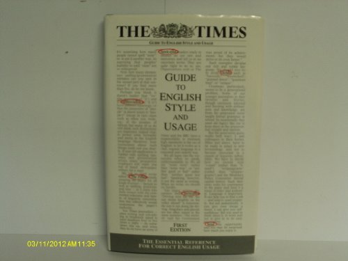 9781902254135: "Times" Guide to English Style and Usage: The Essential Reference for Correct English Usage