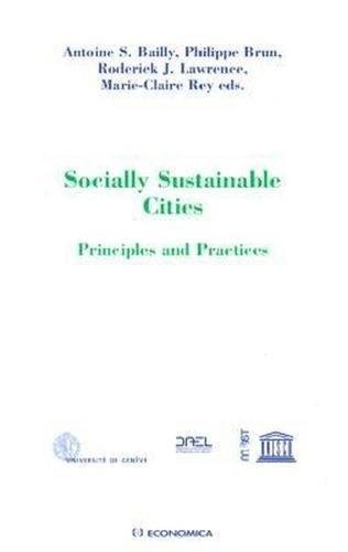 Beispielbild fr Socially Sustainable Cities: Principles and Practices zum Verkauf von dsmbooks