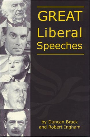 Stock image for Great Liberal Speeches for sale by AwesomeBooks