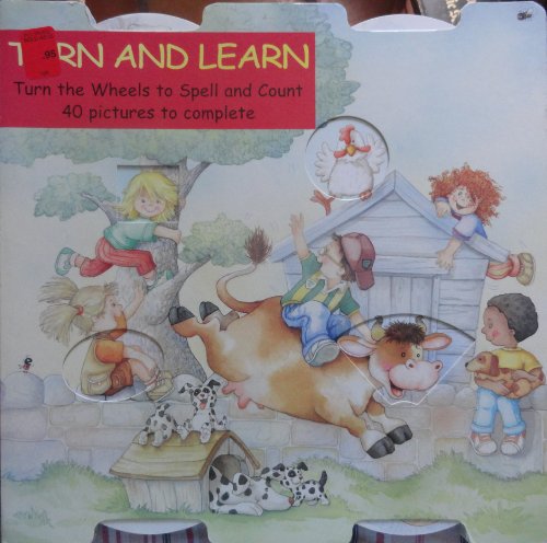 Stock image for Turn and Learn: Turn the Wheels to Spell and Count, 40 Pictures to Complete for sale by Better World Books