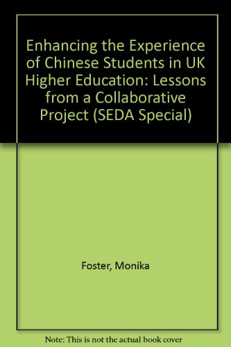 9781902435428: Enhancing the Experience of Chinese Students in UK Higher Education (SEDA Special)