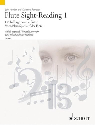 Stock image for Flute Sight-Reading Vol.1 - A fresh approach - (Schott Sight-Reading Series) - flute - very easy to intermediate - (sheet music) - (ED 12817) for sale by WorldofBooks