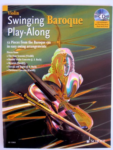 9781902455990: Swinging Baroque Play-Along for Violin: 12 Pieces from the Baroque Era in Easy Swing Arrangements