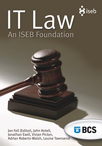 Stock image for IT Law: An ISEB Foundation for sale by WorldofBooks