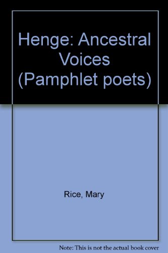 Henge: Ancestral Voices (9781902529042) by Rice, Mary