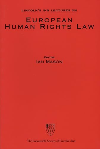 Stock image for Sir Thomas More Lectures 2002 (Lincoln's Inn Lectures on European Law and Human Rights 2002) for sale by Vedic Book Services