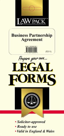 9781902646152: Business Partnership Agreement (Prepare Your Own Legal Forms)