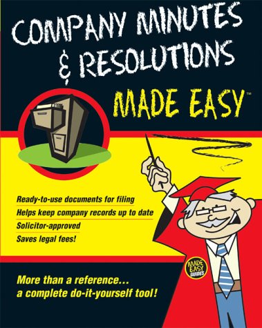 9781902646411: Company Minutes & Resolutions Made Easy
