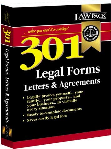 Beispielbild fr 301 Legal Forms, Letters and Agreements zum Verkauf von Reuseabook