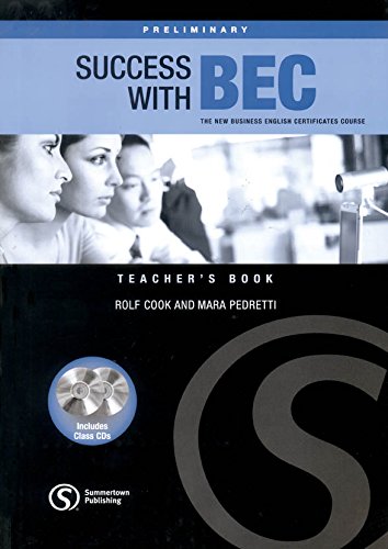 Stock image for Success With BEC Preliminary - Teacher's Book for sale by Blackwell's