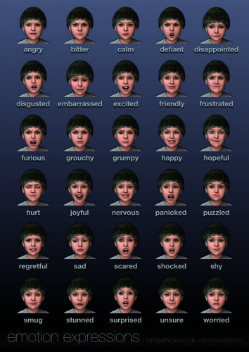 9781902765136: Emotions: Emotion Expression Poster