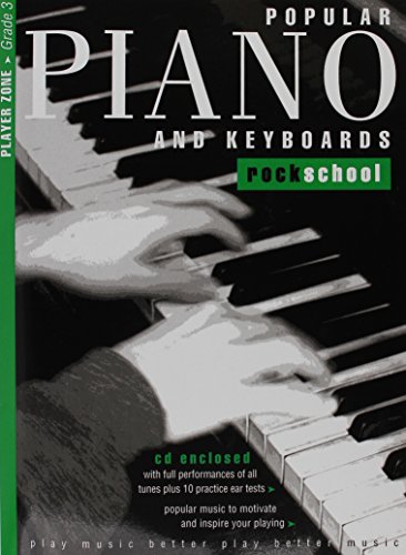 Stock image for Rockschool - Popular Piano and Electronic Keyboard: Grade 3-Book and CD for sale by Reuseabook