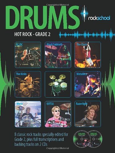 Beispielbild fr Rockschool Hot Rock Drums Grade 2 zum Verkauf von WorldofBooks