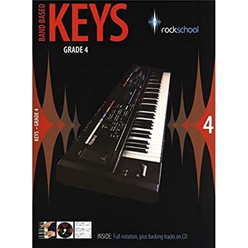 Beispielbild fr Rockschool: Band Based Keys - Grade 4 (Book & CD) zum Verkauf von AwesomeBooks