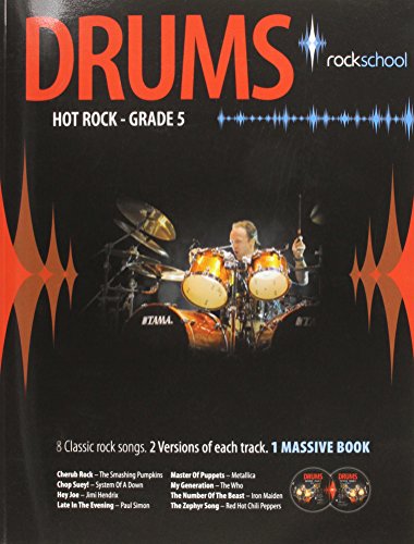 Beispielbild fr Rockschool Drums: Hot Rock Grade Five zum Verkauf von WorldofBooks